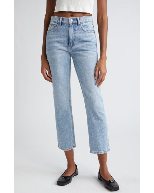 Alexander Wang OG High Waist Ankle Stovepipe Jeans