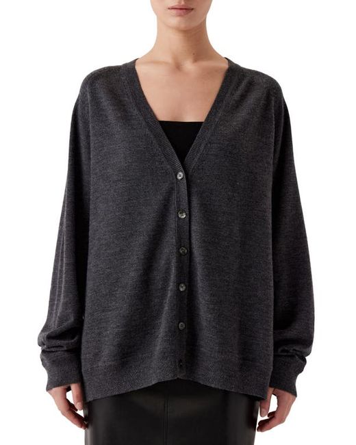 Sophie Rue Mona Oversize Wool Blend Cardigan X-Small