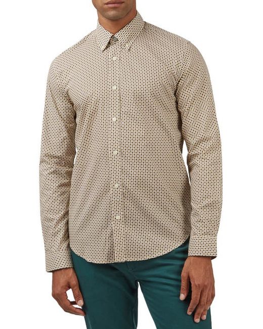 Ben Sherman Print Cotton Button-Down Shirt