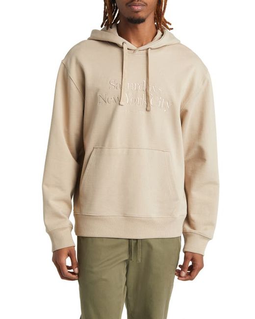 Saturdays NYC Ditch Miller Embroidered Hoodie Small