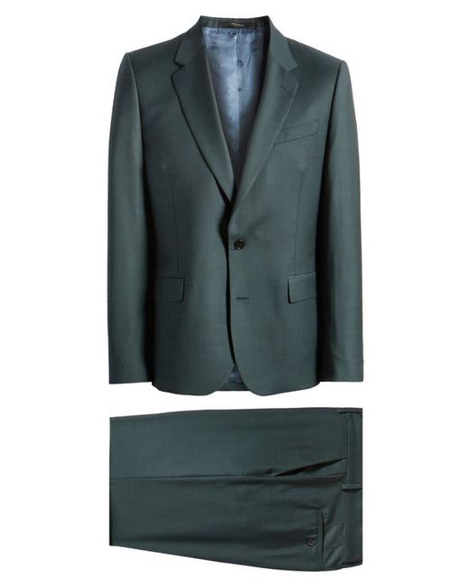 Paul Smith Tailored Fit Solid Wool Suit 38 Us
