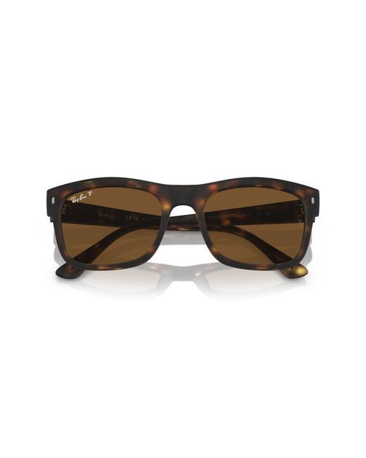 Ray-Ban 56mm Polarized Square Sunglasses