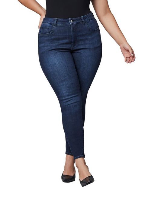 Dl1961 Florence Instasculpt Mid Rise Ankle Skinny Jeans 14W
