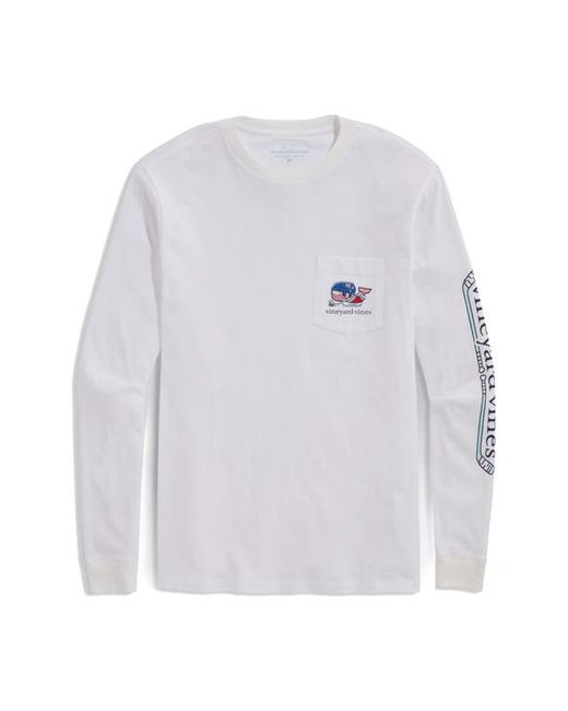Vineyard Vines Pond Hockey Long Sleeve Cotton Graphic T-Shirt X-Small
