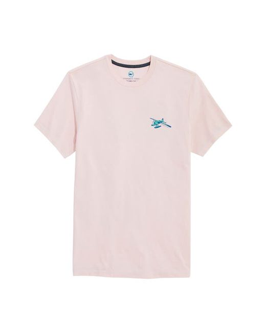 Vineyard Vines Paradise Scene Whale Short Sleeve Dunes T-shirt Medium