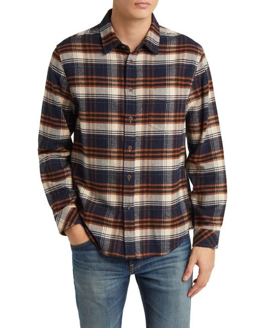 Rails Forrest Plaid Cotton Flannel Button-Up Shirt Small