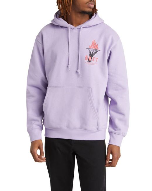 Obey Seize Fire Graphic Hoodie Small