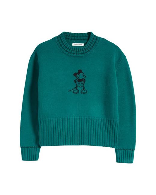 Connor McKnight x Disney Steamboat Willie Intarsia Merino Wool Sweater Medium