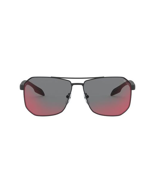 Prada Sport 62mm Oversize Pillow Sunglasses