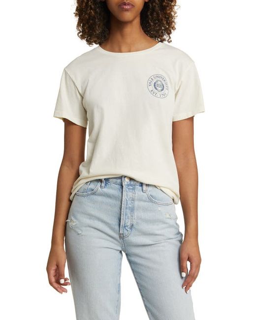 Golden Hour Yale Circle Shield Cotton Graphic T-Shirt X-Small