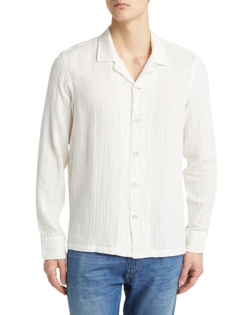 Rag & Bone Avery Resort Gauze Button-Up Shirt