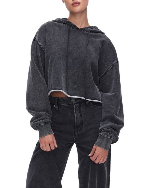 Good American Jeanius Oversize Terry Hoodie X-Small