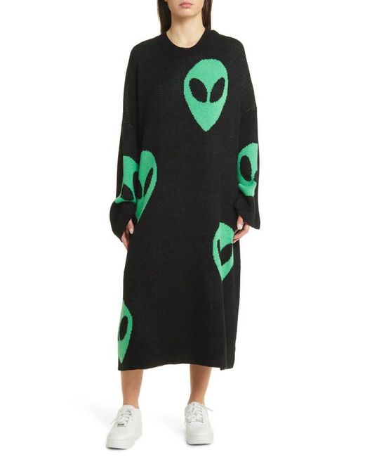 Dressed in Lala Literally Limitless Long Sleeve Oversize Sweater Dress Small