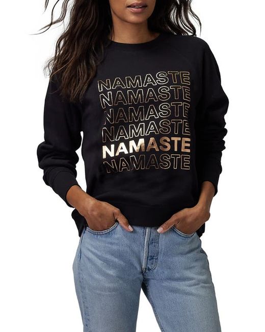 Spiritual Gangster Bridget Namaste Raglan Sleeve Sweatshirt X-Small