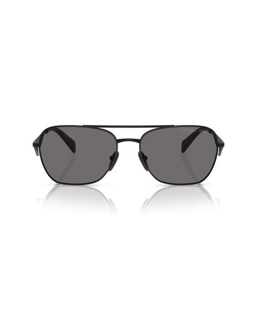 Prada 59mm Polarized Pillow Sunglasses