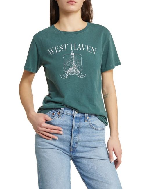 Golden Hour West Haven Lighthouse Graphic T-Shirt X-Small