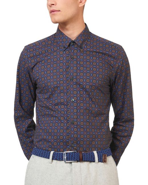 Ben Sherman Foulard Print Button-Down Shirt