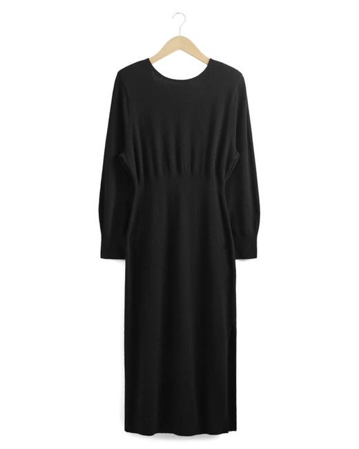 Other Stories Long Sleeve Wool Dress X-Small
