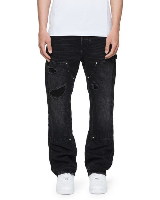 Purple Brand Relaxed Fit Distressed Carpenter Jeans