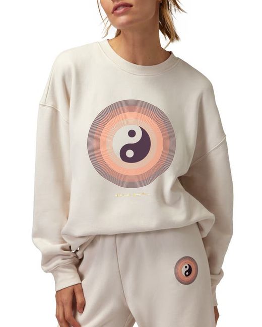 Spiritual Gangster Yin Yang Relaxed Fit Cotton Sweatshirt X-Small