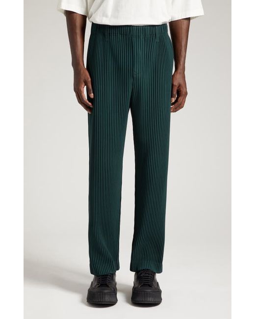 Homme Pliss Issey Miyake Monthly Colors Pleated Straight Leg Pants