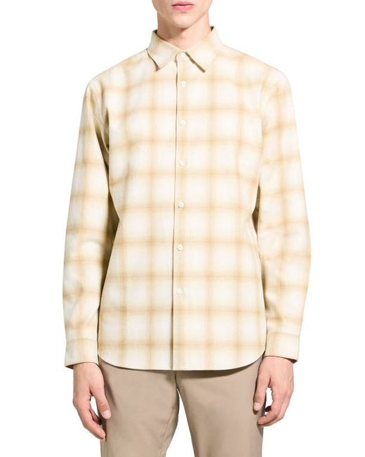 Theory Irving Fade Flannel Shirt