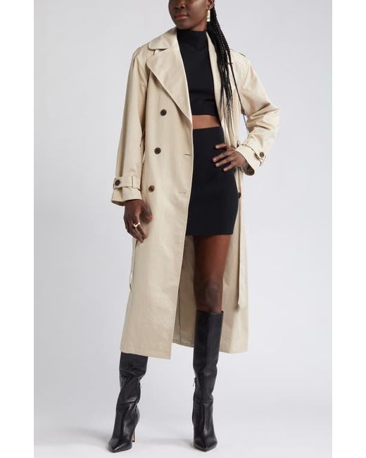 Open Edit Belted Trench Coat Xx-Small