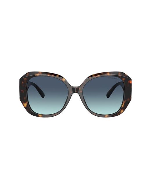 Tiffany & co. . 55mm Gradient Square Sunglasses Brown