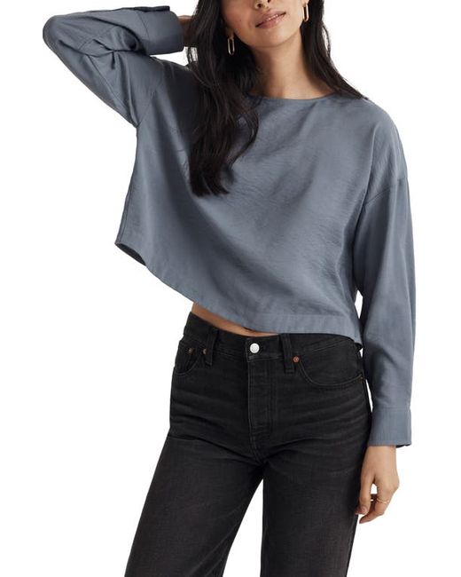 Madewell Relaxed Tulip Back Crop Top