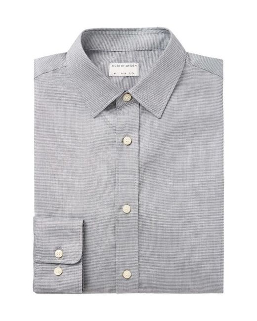Tiger of Sweden Adley Slim Fit Grid Check Cotton Button-Up Shirt