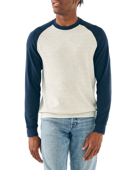 Faherty Legend Baseball Organic Cotton Blend Sweatshirt