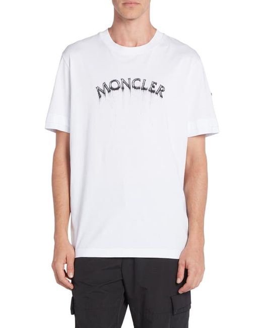 Moncler Logo Cotton Graphic T-Shirt Small