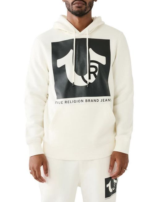 True Religion Brand Jeans Studded Logo Pullover Hoodie