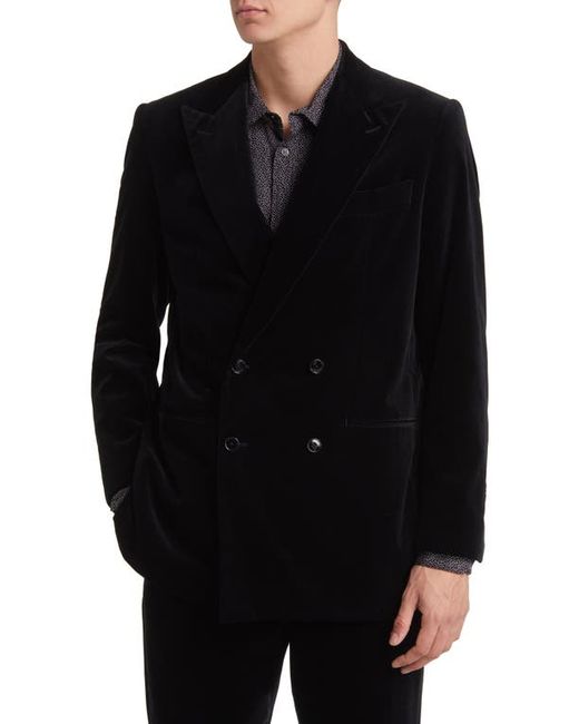 Blk Dnm 77 Double Breasted Cotton Sport Coat 36 Us