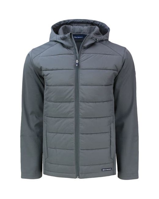 Cutter and Buck Evoke Water Wind Resistant Insulated Quilted Recycled Polyester Puffer Jacket