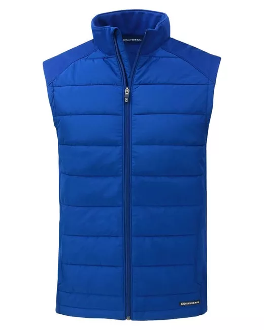 Cutter and Buck Evoke Water Wind Resistant Full Zip Recycled Polyester Puffer Vest