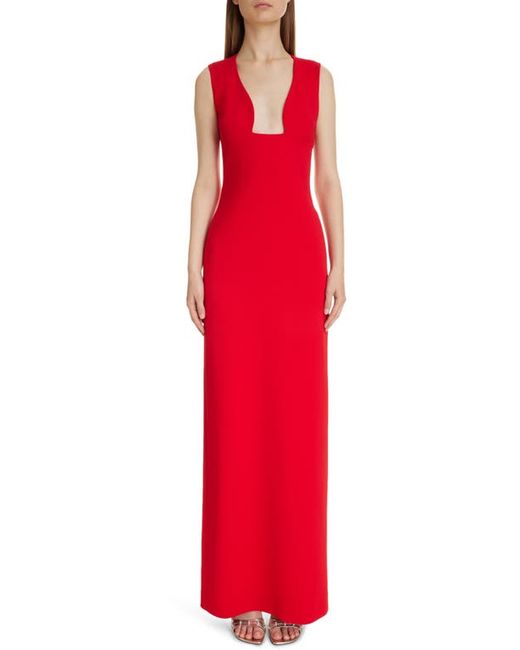 Givenchy Plunge Neck Sleeveless Column Gown 4 Us