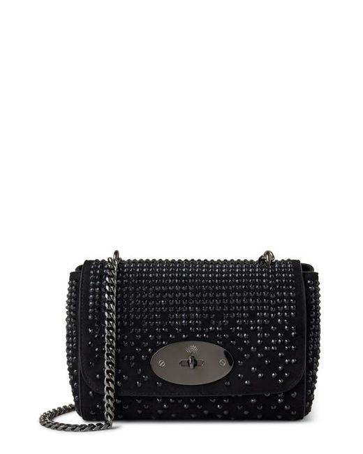 Mulberry Lily Crystal Embellished Crossbody Bag