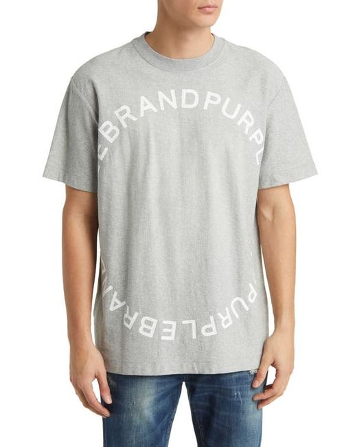 Purple Brand Textured Logo Cotton Graphic T-Shirt X-Small