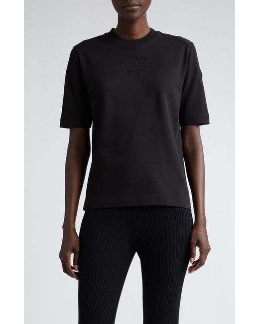Moncler Embroidered Logo Cotton T-Shirt X-Small