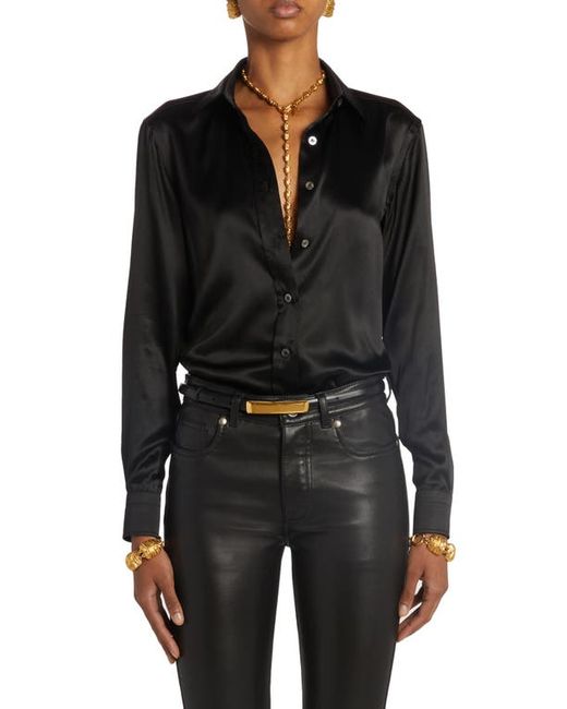 Tom Ford Silk Button-Up Shirt 2 Us
