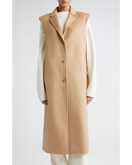 Loulou Studio Sleeveless Wool Cashmere Long Coat