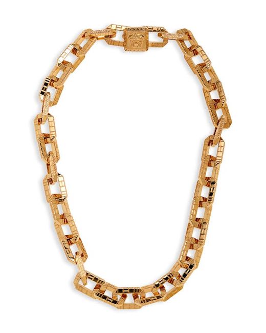 Versace Chain Link Necklace Gold