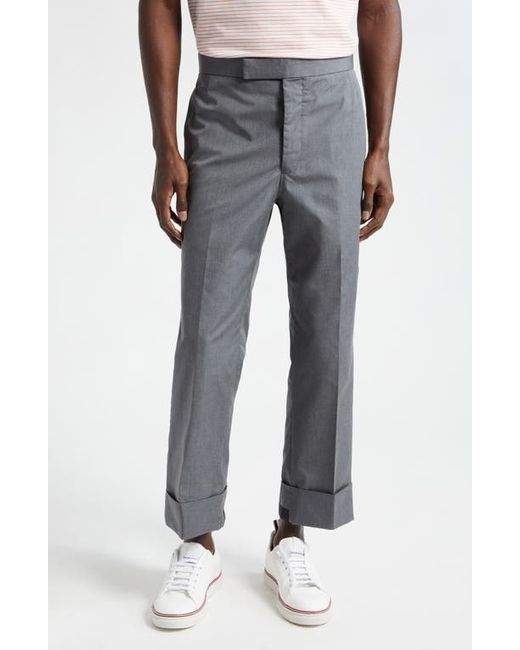 Thom Browne Classic Fit Typewriter Cloth Backstrap Trousers