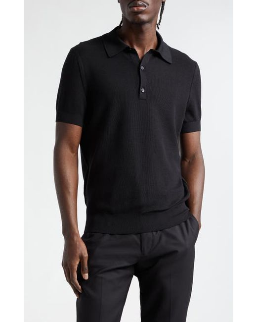 Tom Ford Honeycomb Knit Polo