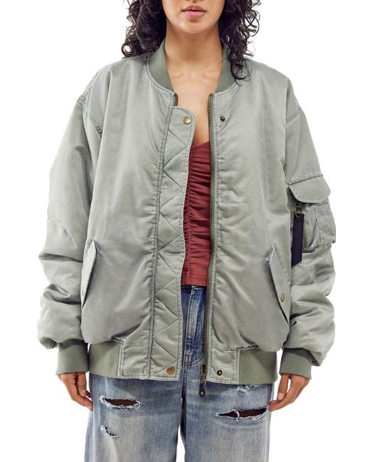 BDG Urban Outfitters Oversize Reversible Bomber Jacket