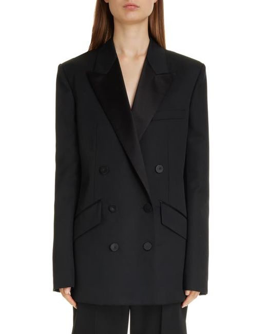 Givenchy Double Breasted Wool Mohair Jacket 6 Us