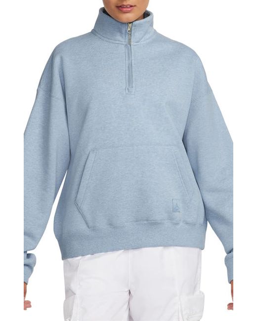 Jordan Flight Fleece Quarter Zip Sweatshirt Grey/Heather