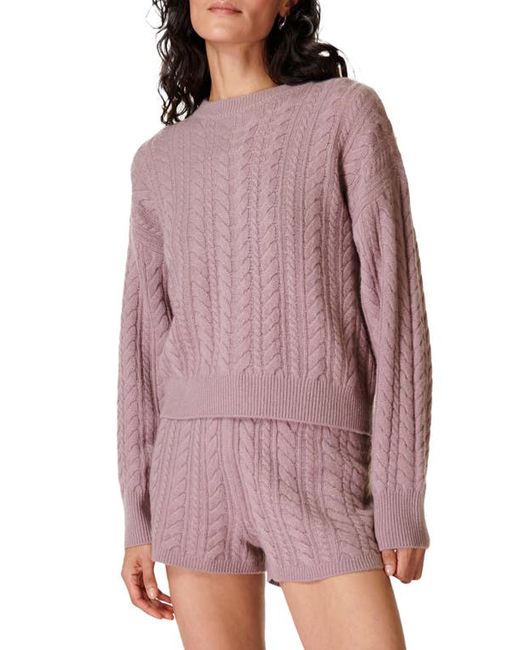 Sweaty Betty Cable Recycled Cashmere Blend Sweater X-Small