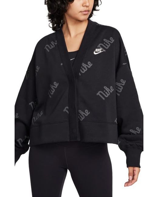 Nike Sportswear Phoenix Fleece Oversize Cardigan Small